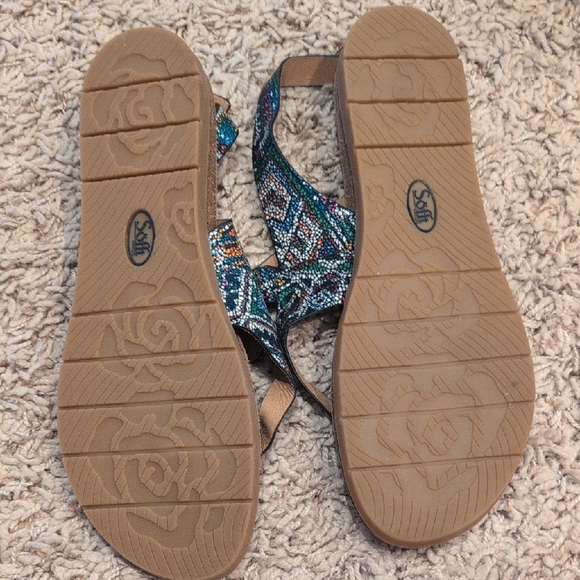 Sofft Black and Brown Sandals with Braided Straps - Picture 5 of 6